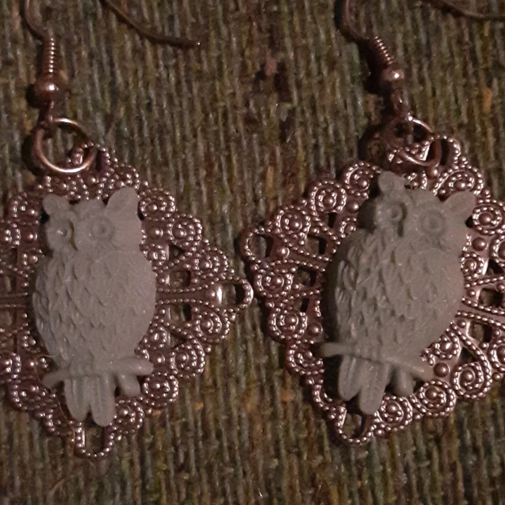 Owl earrings - Picture 1 of 3